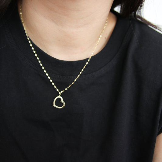 Open Heart  Necklace