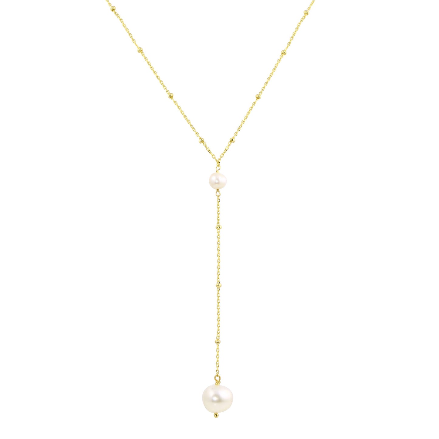 Pearl Lariat Necklace