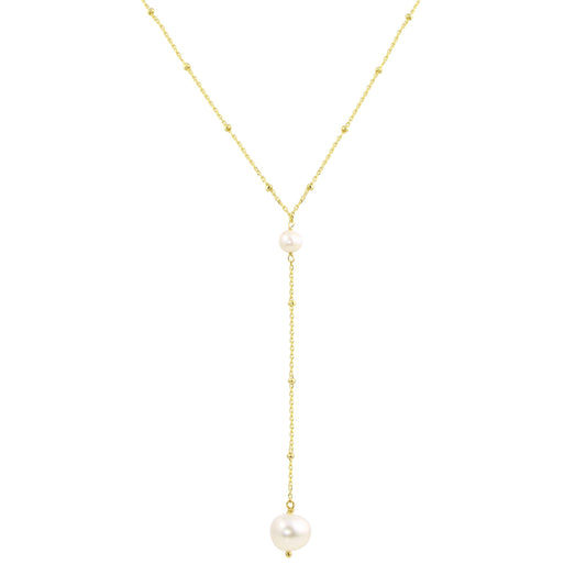 Pearl Lariat Necklace