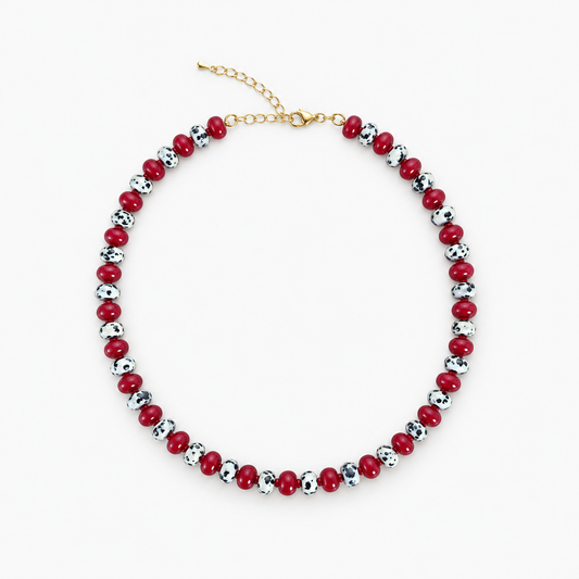 Cherry Dalmatian Necklace