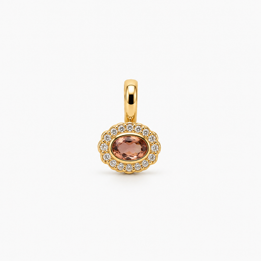 Tourmaline Bloom Charm