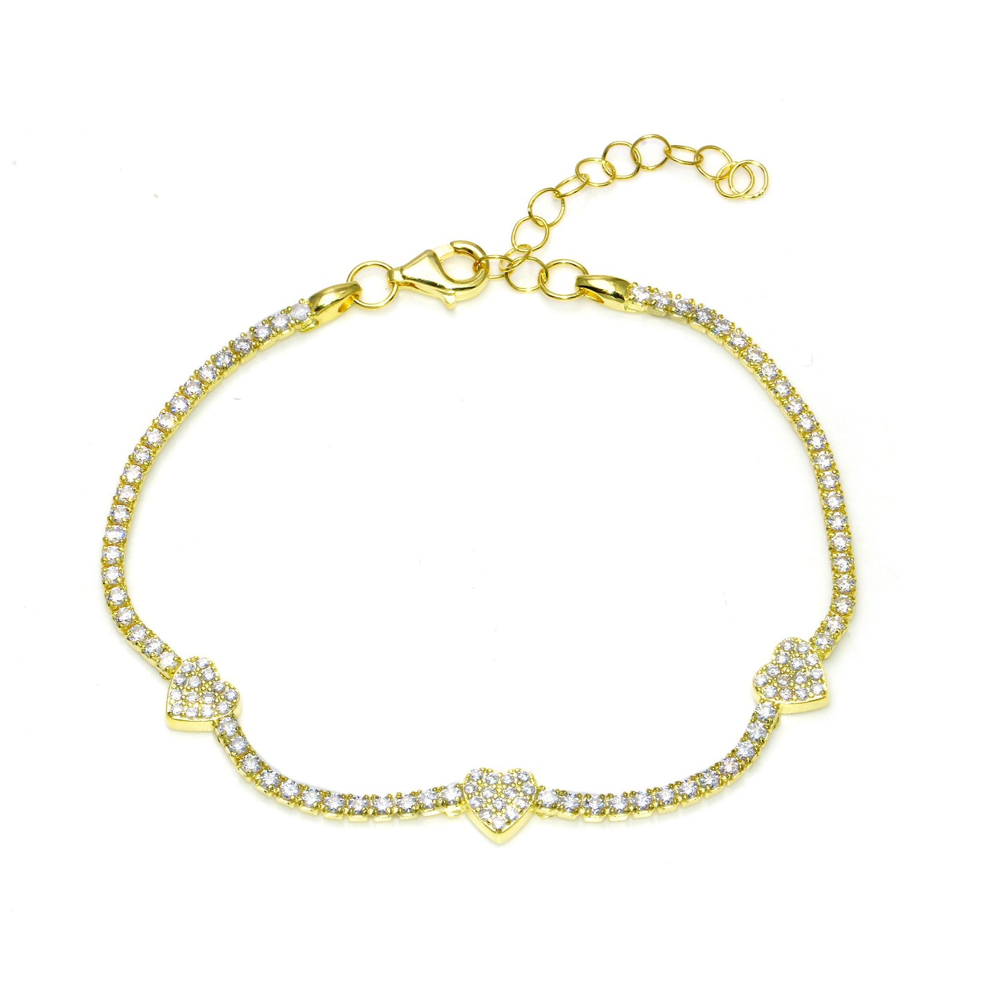 Amour Tennis Bracelet