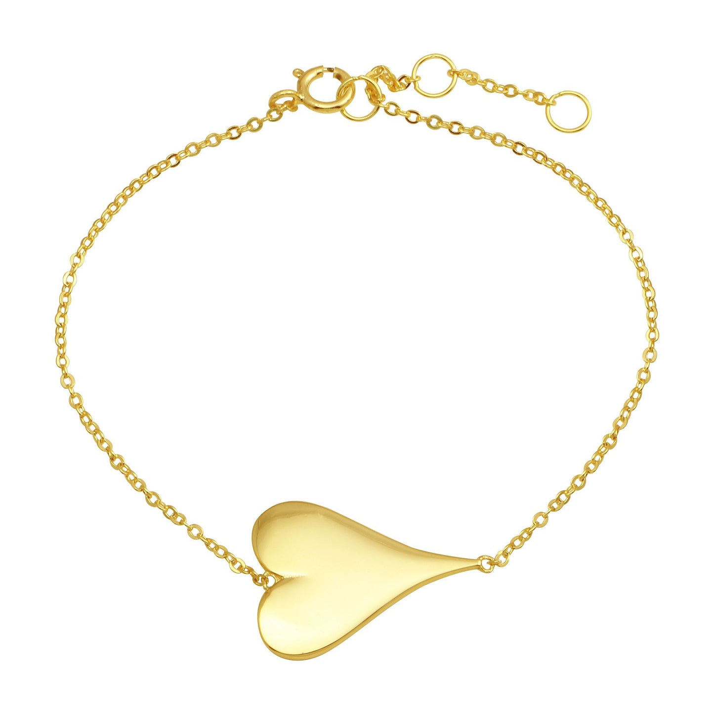 Sideway Heart Bracelet