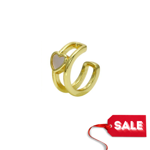 Nacre Heart Earcuff Earring