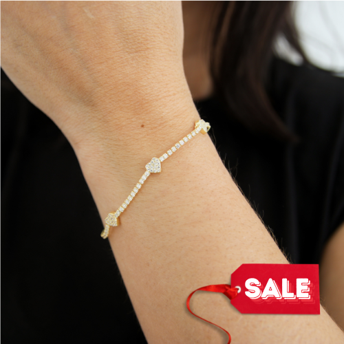 Amour Tennis Bracelet