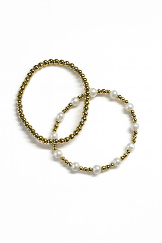 SET Dainty Pearl Bracelet
