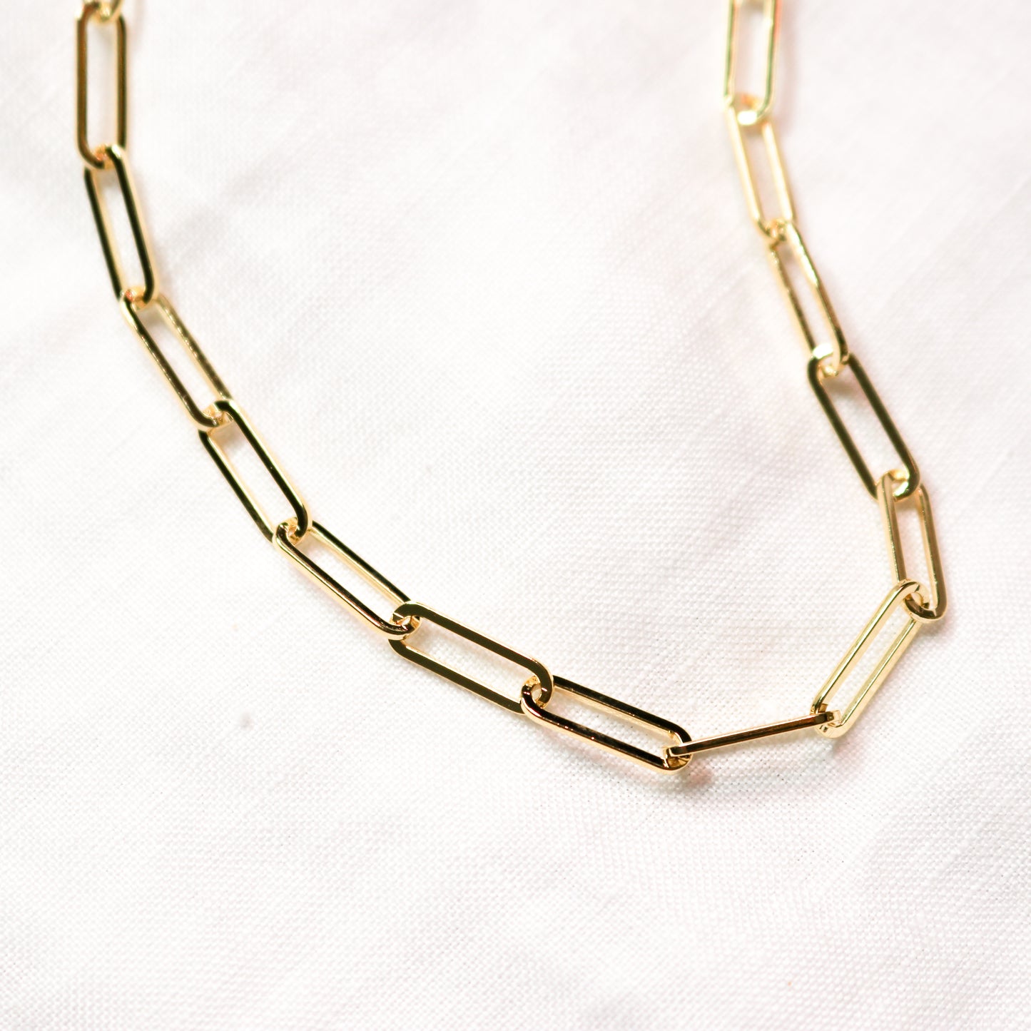 Large Paperclip Chain Choker