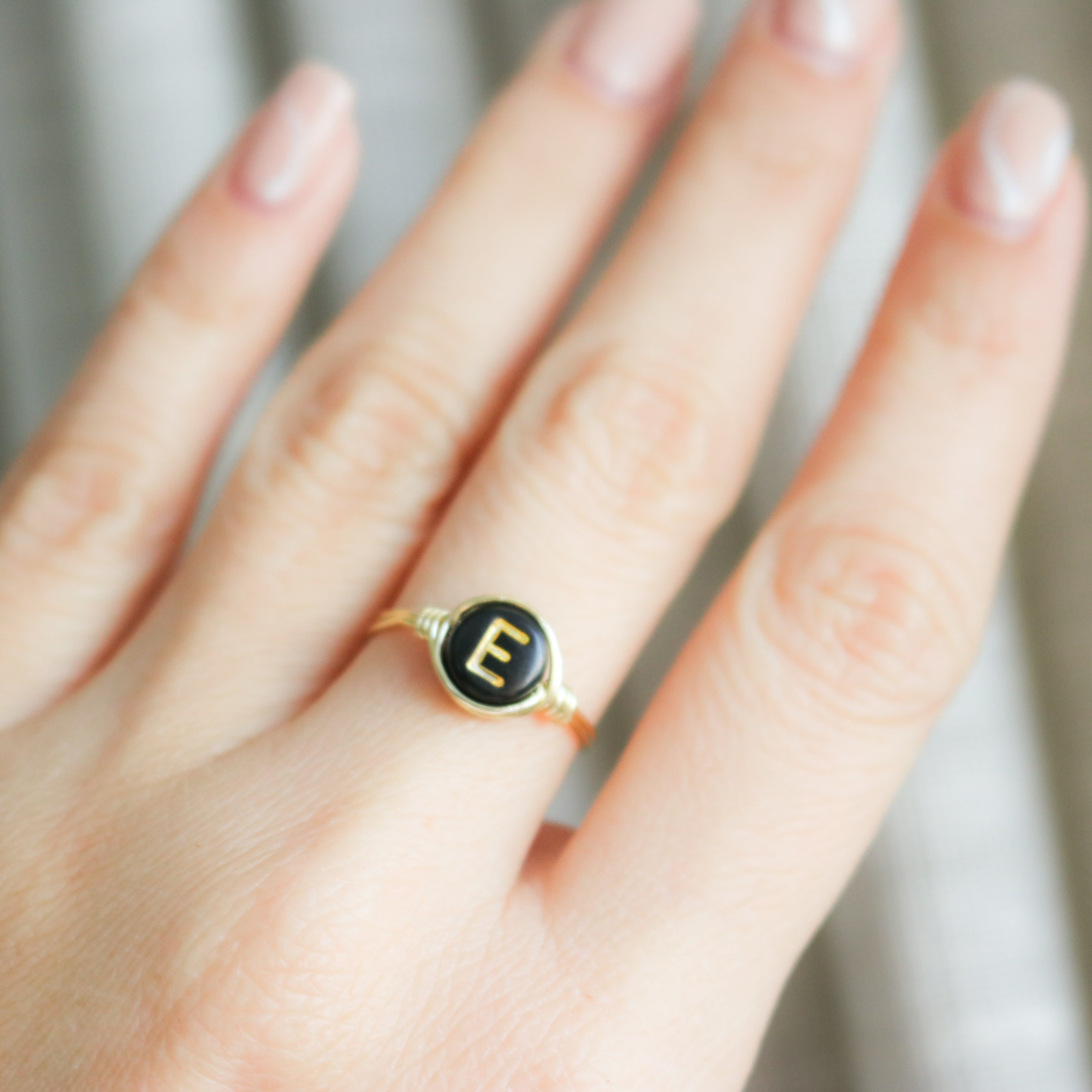 Initial Ring – GINZA FASHIONS