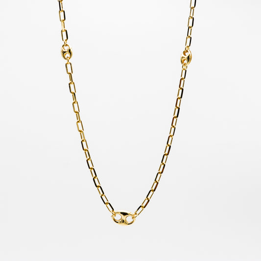 Mariner Paperclip Necklace