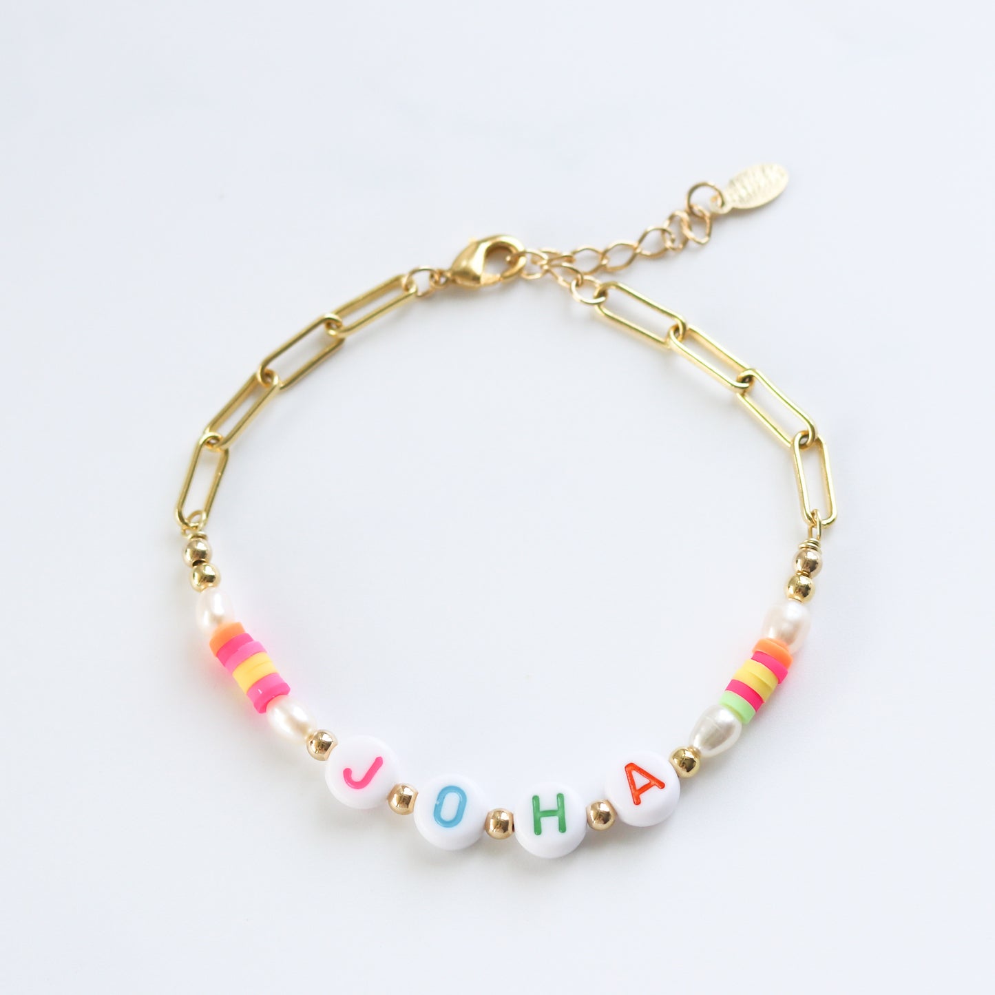 Custom Summer Name Bracelet