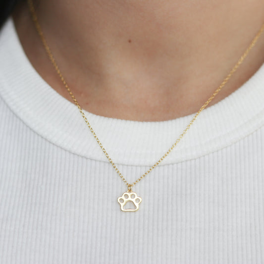 Paw Print Necklace