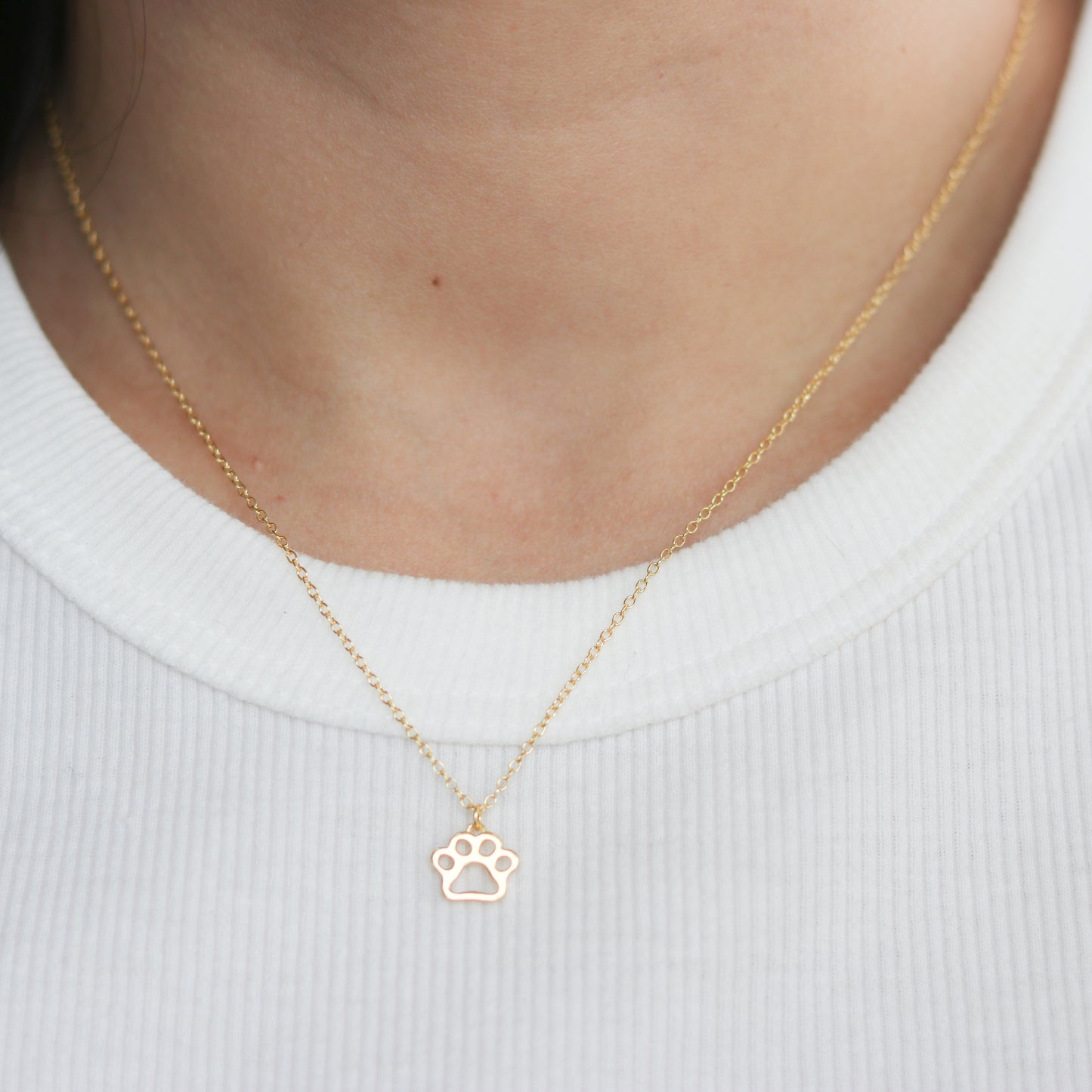 Paw Print Necklace