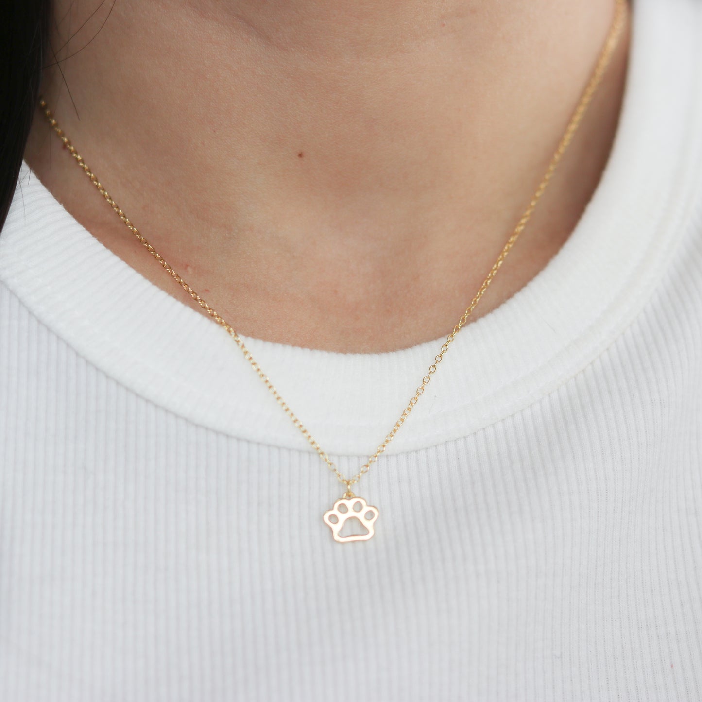 Paw Print Necklace