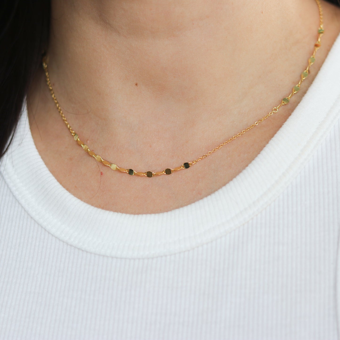 Singapore X Cable Chain Necklace