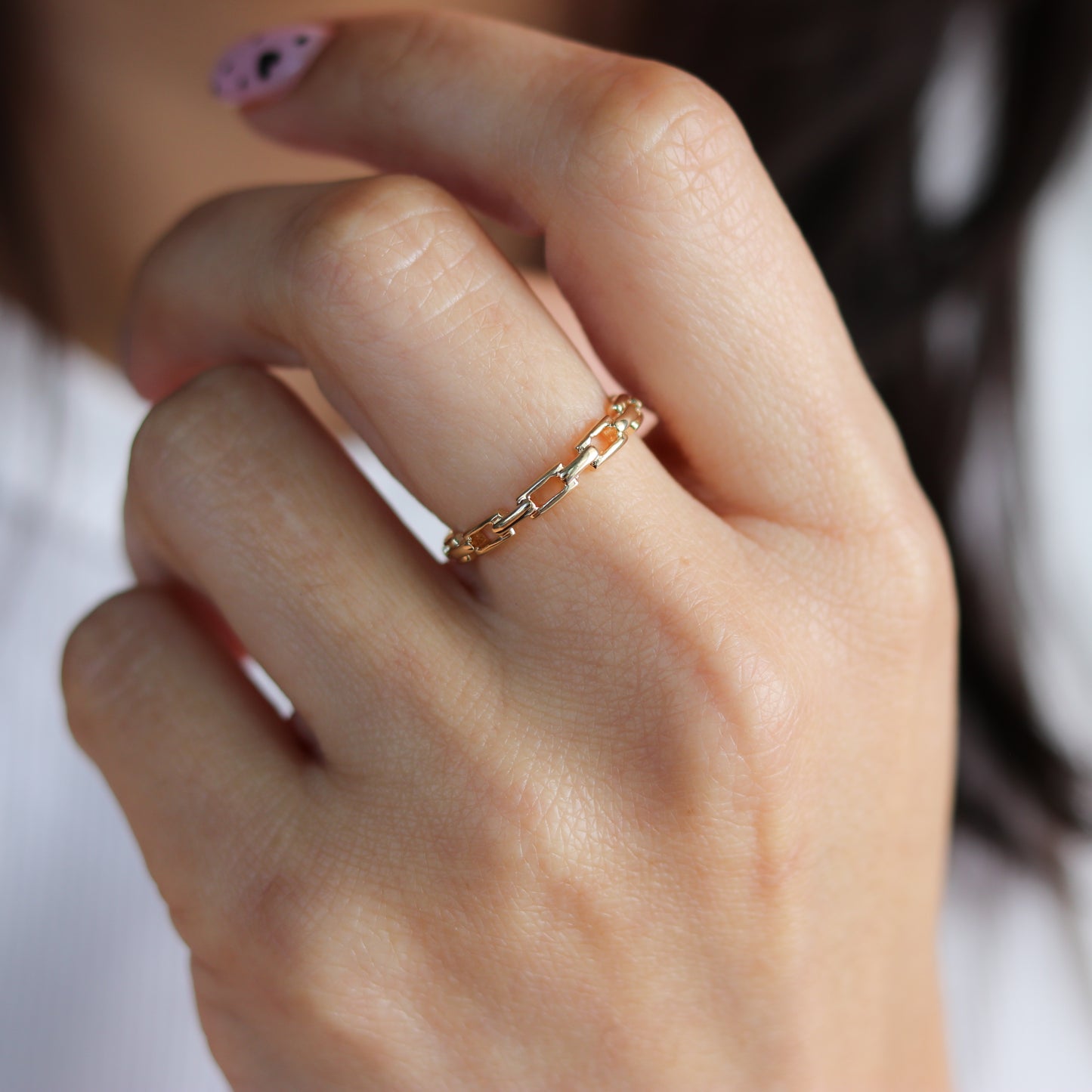 Minimal Link Chain Ring