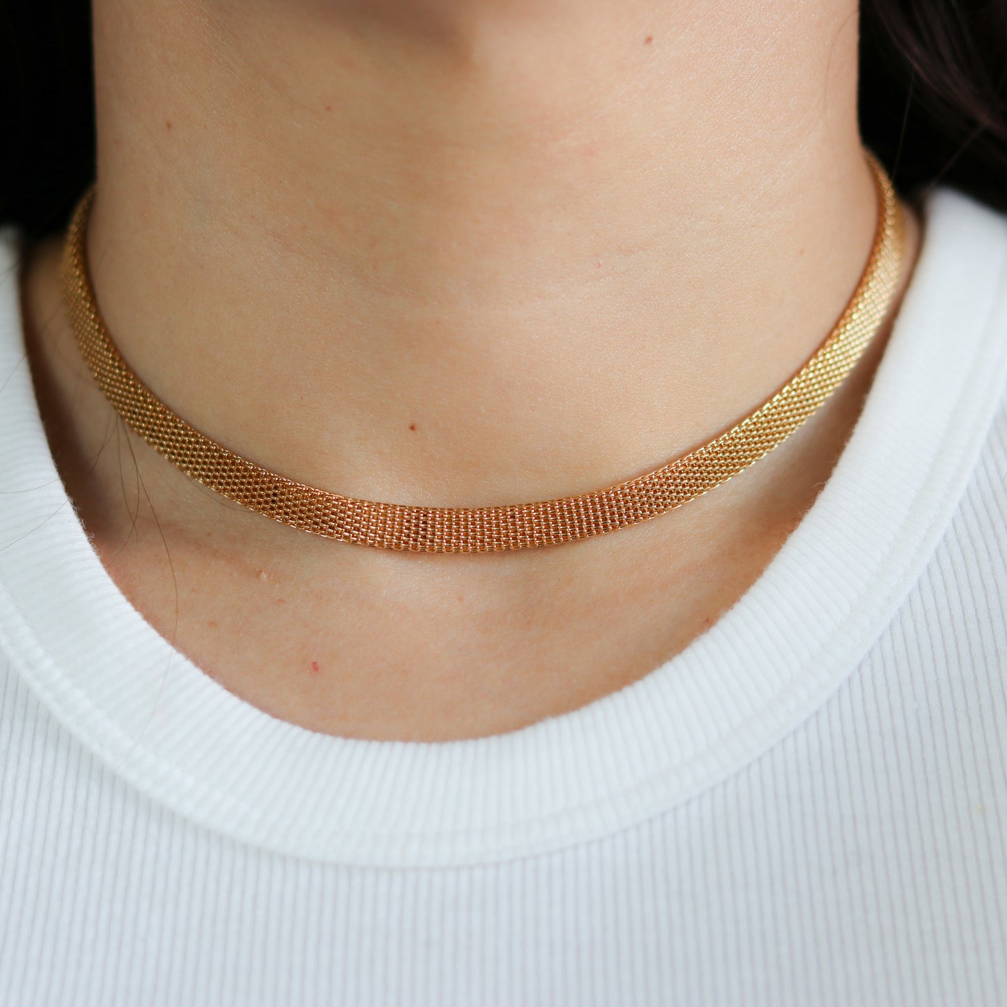 Mesh Chain Necklace