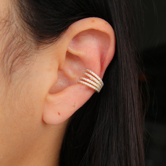 CZ Wrap Ear cuff Earring