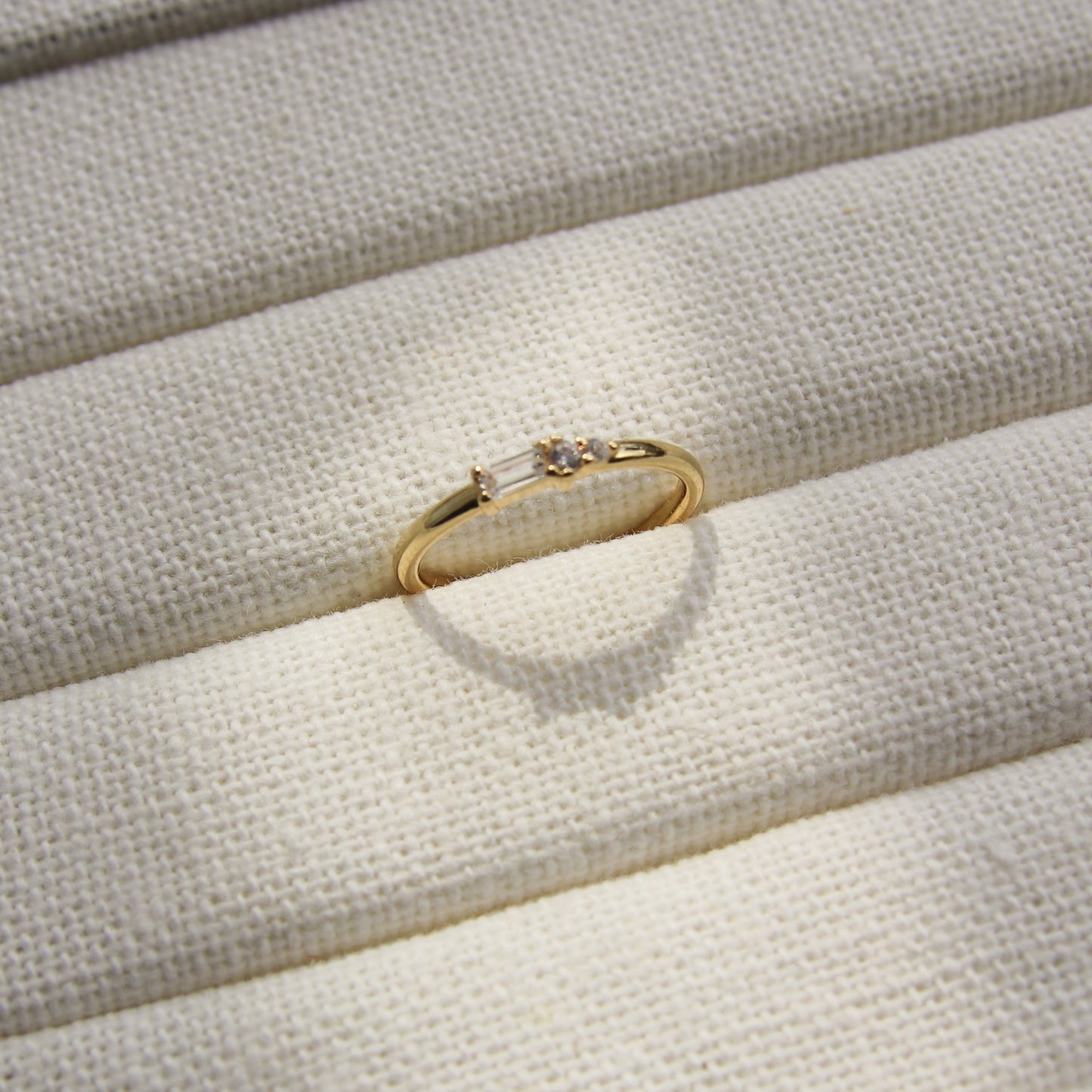 Simple Sparkle Adjustable Ring